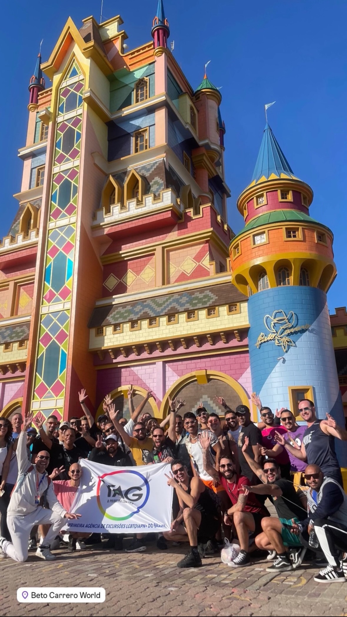 Grupo Yag Excursões LGBT em viagem